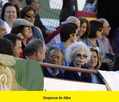 duquesa de alba en los toros